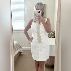 Lilly Pulitzer white shift dress